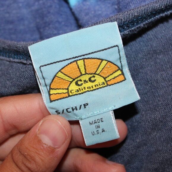 C&C California Cotton Blend Boat Neck Tie Dye Dress Women's Size S - Picture 9 of 12